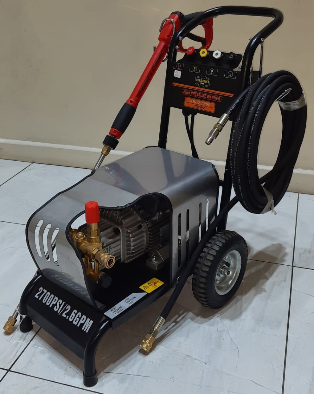 12512671-471a-4442-b767-47e7ec8c9782 (1) 14M20 Hisaki Japan Electric Pressure Washer 3hp Motor SINGLE PHASE 2700PSI - Image 1