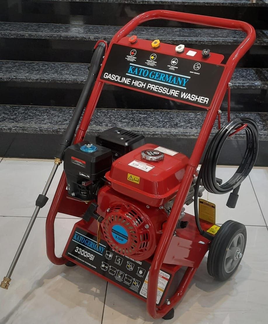 9efed946-8566-4fa1-b668-ae272b06462b Kato Germany Petrol Pressure Washer 3300PSI 8.0hp Engine - Image 1
