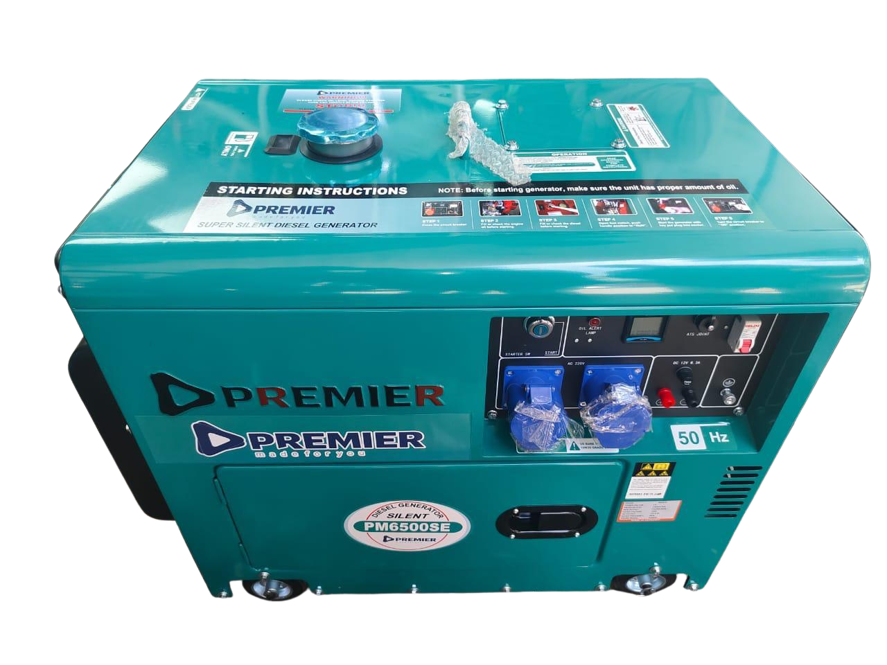 WhatsApp Image 2026-08-26 at 16.26.55 Premier PM6500SE 6.6kVA Super Silent Diesel Generator – Electric Start, 50Hz - Image 1