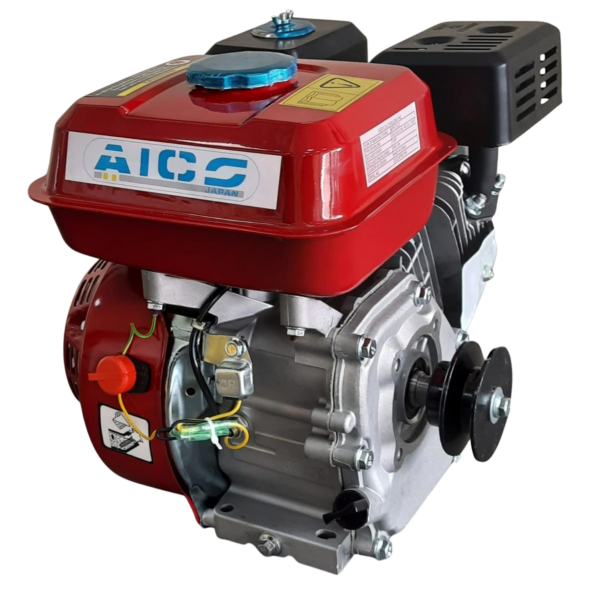 AICO Japan Petrol Engine with Pulley – 6.5HP, Air-Cooled