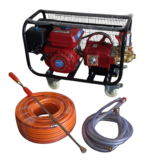 AICO Japan 5.0HP Trolley Power Sprayer – Engine-Driven with Hose Kit