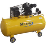 Milano Italia 200L Electric Belt-Driven Air Compressor – 3HP, Double Piston