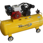 Milano Italia 200L Petrol Air Compressor – 5.5HP, Double Piston