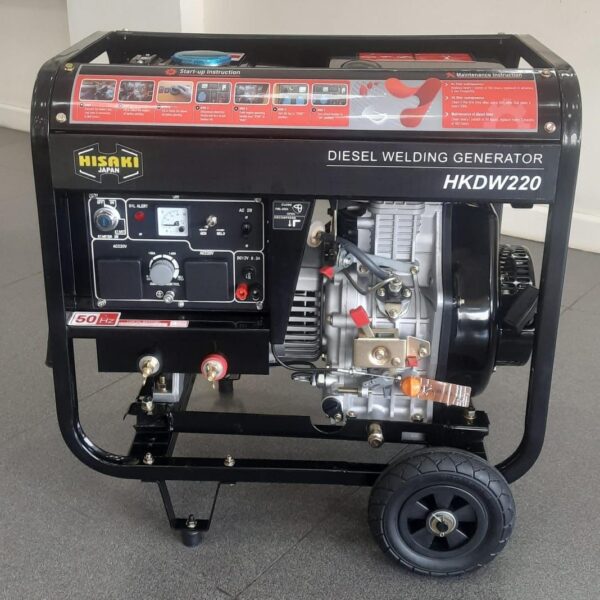 Hisaki Japan Diesel Welder Generator Rated output 7.5kva OPEN TYPE
