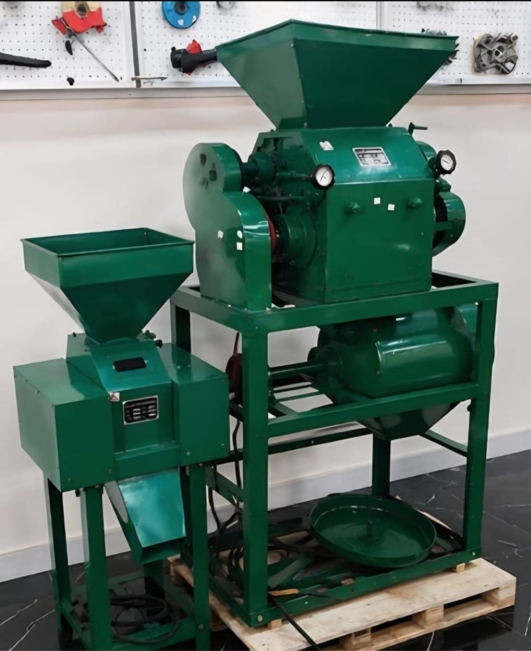 c4f2f859-1244-4364-8a04-60e38899add6 Roller Mill 5HP Motor With Frame - Image 1