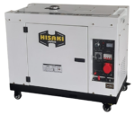 Hisaki Japan HK8000SNA-3 Silent Diesel Generator – 10kVA, Single & Three Phase, with ATS