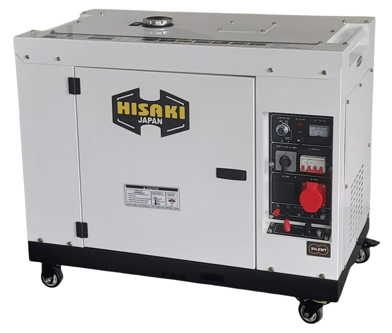 image10 Hisaki Japan HK8000SNA-3 Silent Diesel Generator – 10kVA, Single & Three Phase, with ATS - Image 1