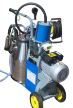 Milano Single Cow Electric Milking Machine – 25L Stainless Steel Bucket