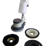 Multifunctional Floor Scrubbing Machine – 1100W, 17" with Hard Brush, Soft Brush & Pad Holder