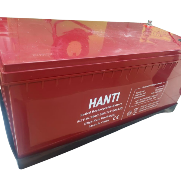 Hanti SGT-DC200G-200 Sealed GEL Battery – 12V, 200AH