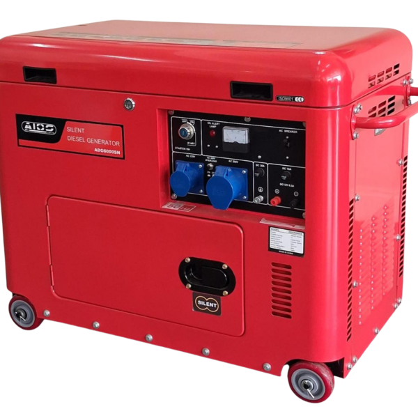 AICO ADG6000SN Silent Diesel Generator – 7.5kVA, Single Phase, Key Start