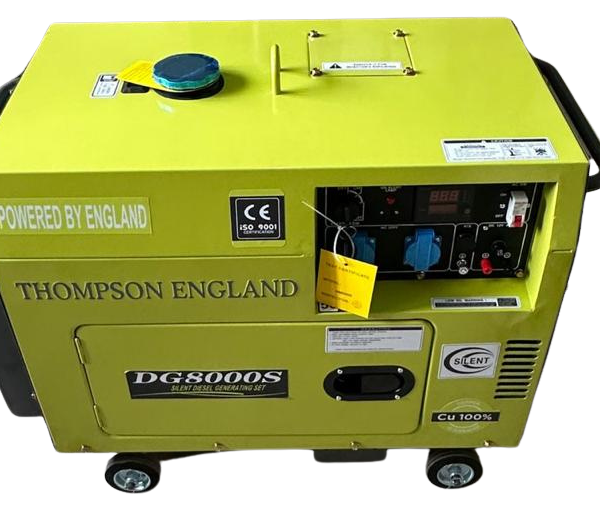 Thompson England DG8000S Silent Diesel Generating Set – 100% Copper
